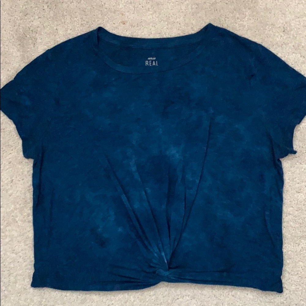 Aerie blue shorts leave T-shirt size M